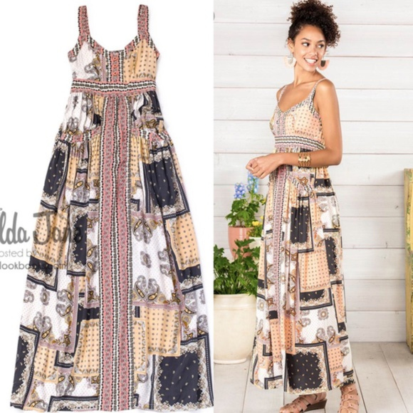 matilda jane perfectly paisley maxi